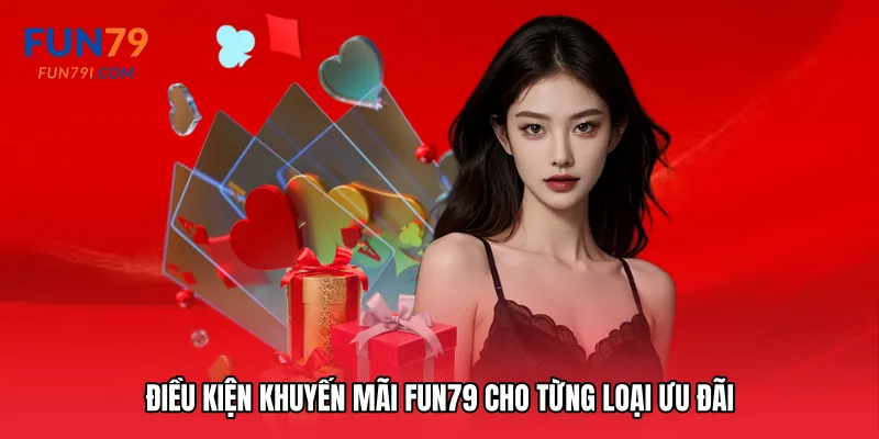 Điều kiện khuyến mãi Fun79 cho từng loại ưu đãi
